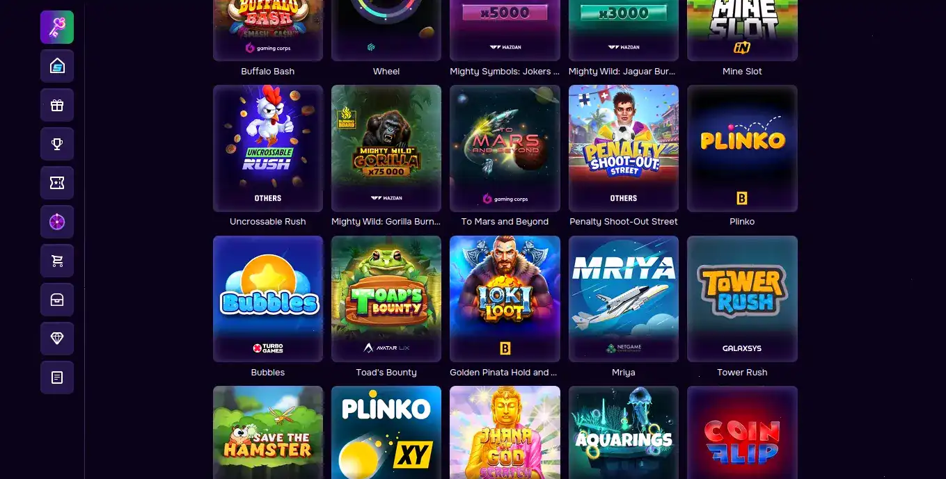 Интерфейс игровых автоматов Sweet Casino на большом экране